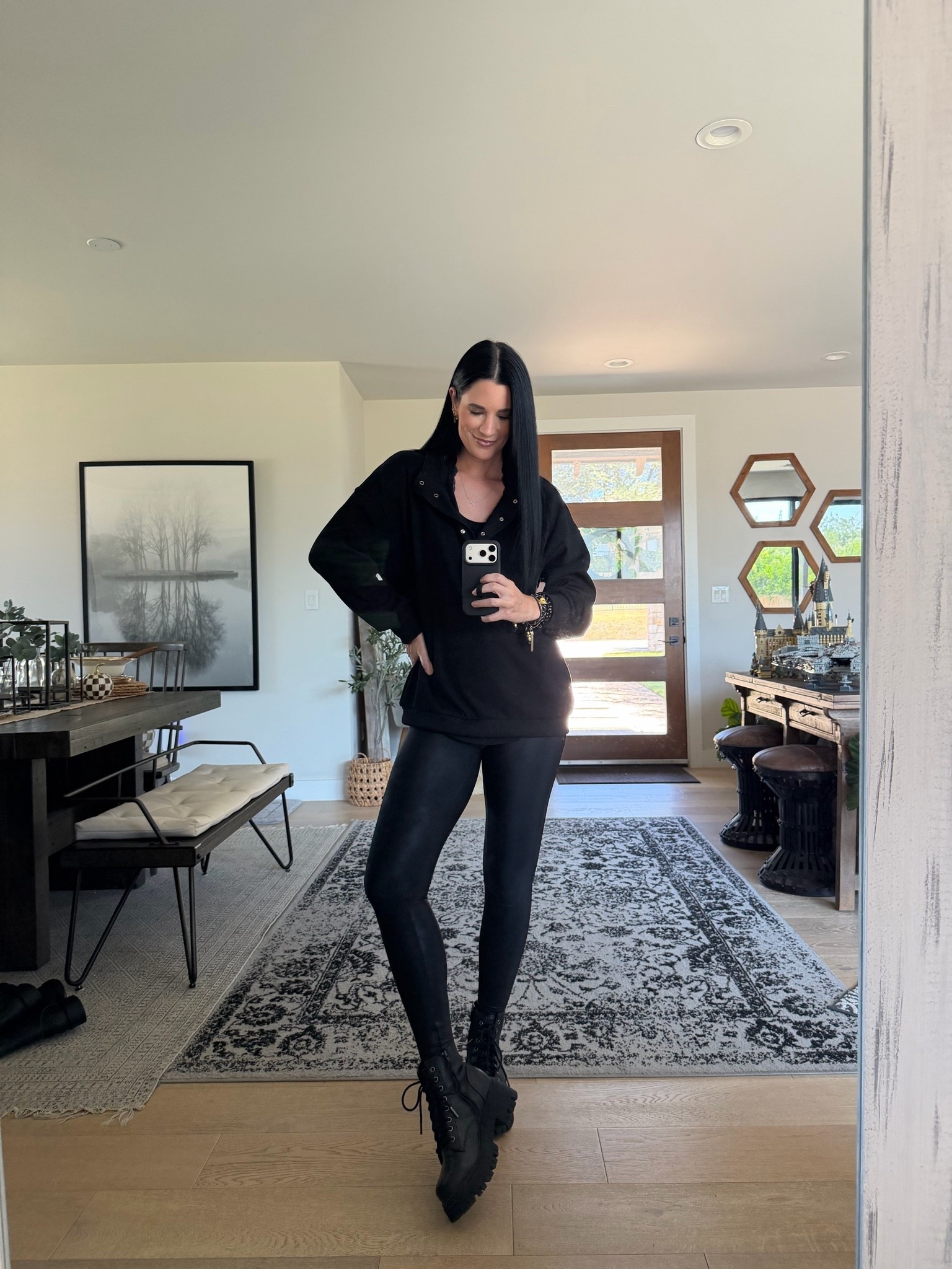 My sweatshirt is on sale for $30 from $38! I’m in a size small. My faux leather leggings are on major sale too.

#LTKSaleAlert #LTKTall #LTKOver40