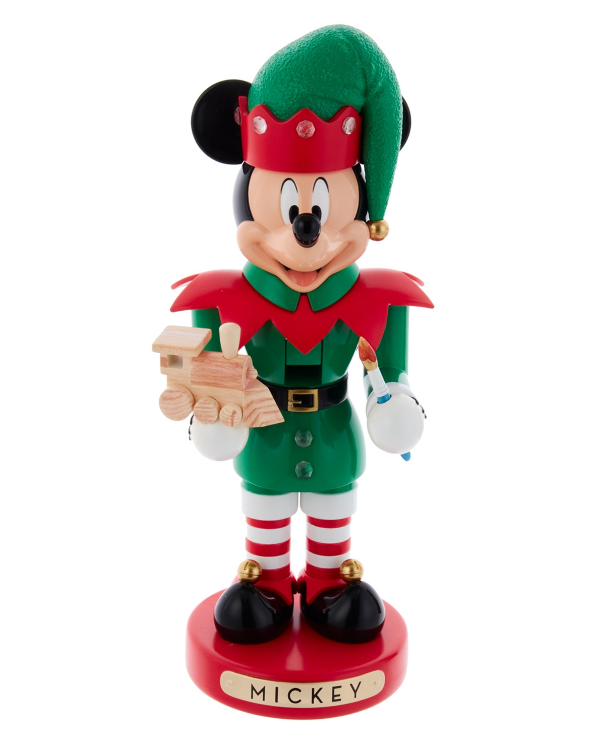 Kurt Adler Disney Mickey The Elf Nutcracker, 10" - Multi | Macy's