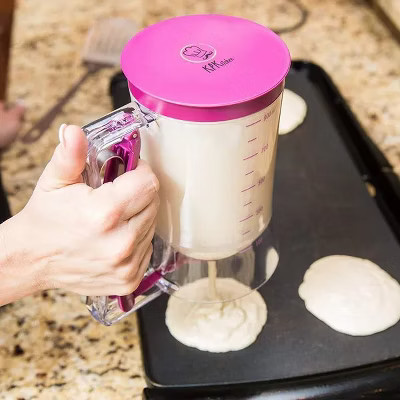 Pancake Batter Dispenser - Kitchen Must Have Tool for Perfect Pancakes, Cupcake, Muffin Mix, Crepe & Cake, Easy Pour Baking Supplies | Target