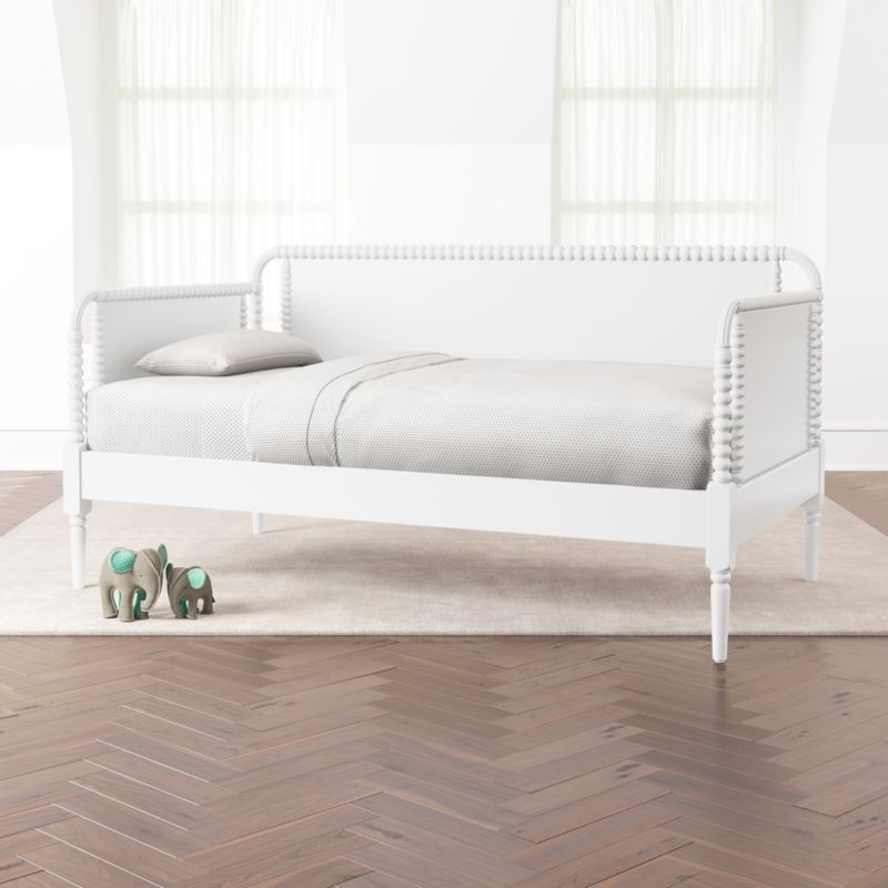 Jenny Lind White Daybed + Reviews | Crate and Barrel | Crate & Barrel