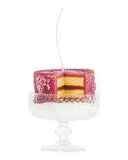 12oz Floral Cake In Pedestal Dish Scented Candle | TJ Maxx