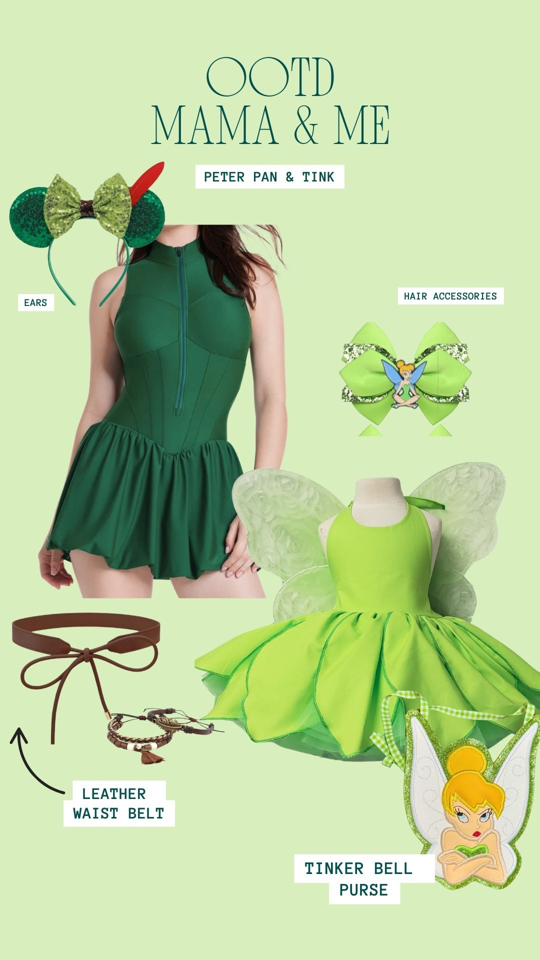 Mommy and me Peter Pan Disneybound #Disney #disneyworld #disneyworldoutfit 

#LTKFamily #LTKActive #LTKKids
