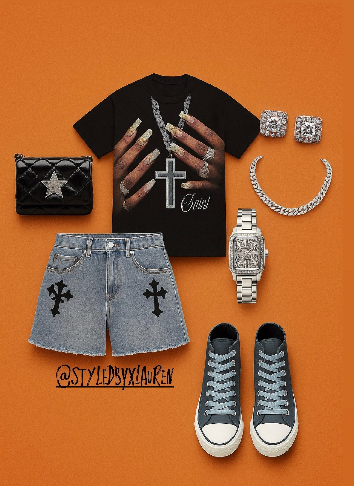 Faith in the fit 🙏🏽✨ Streetwear soul with a luxury twist. Not just a look—it’s a vibe. #SaintStyle

#LTKStyleTip #LTKFindsUnder100 #LTKParties