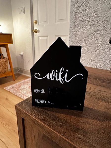 This Wi-Fi sign is a cute addition to your home and you can guarantee no one will be asking for the Wi-Fi!

#LTKfindsunder50 #LTKhome