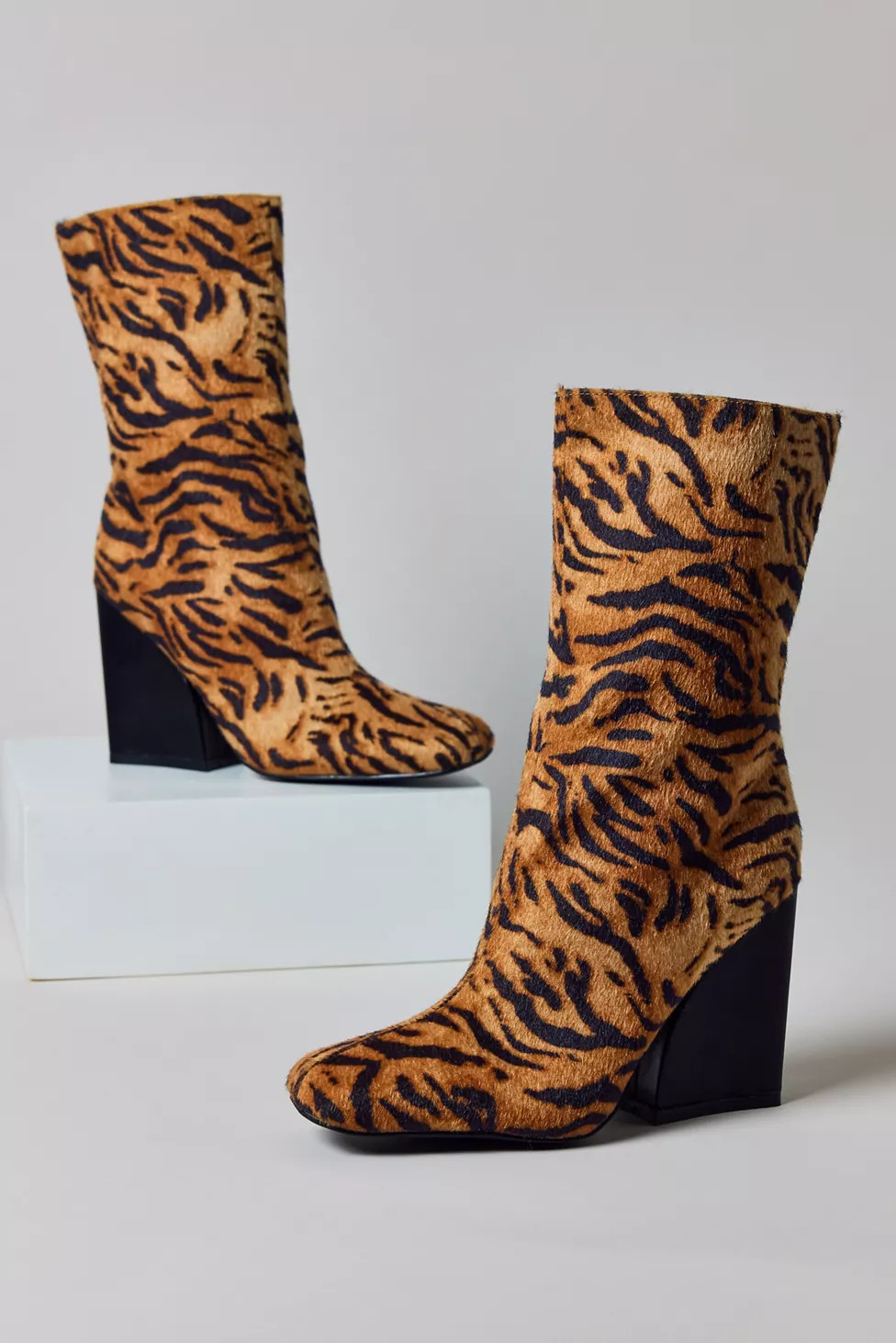 Azalea Wang Notebook Tiger Print Boot | Urban Outfitters (US and RoW)