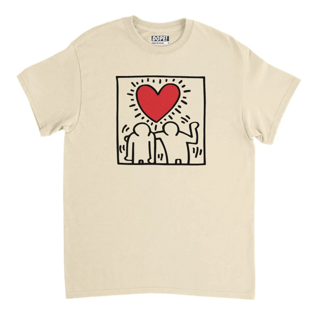 Keith Haring untitled be Mine 1987 Unisex Crewneck T-shirt - Etsy | Etsy (US)