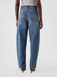 High Rise Barrel Jeans | Gap (US)