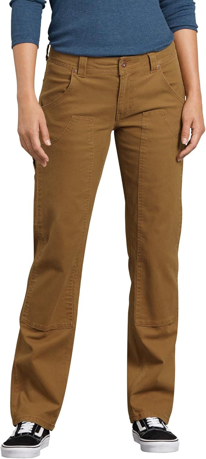 Dickies Women's Stretch Duck Double Front Carpenter Pant | Amazon (US)