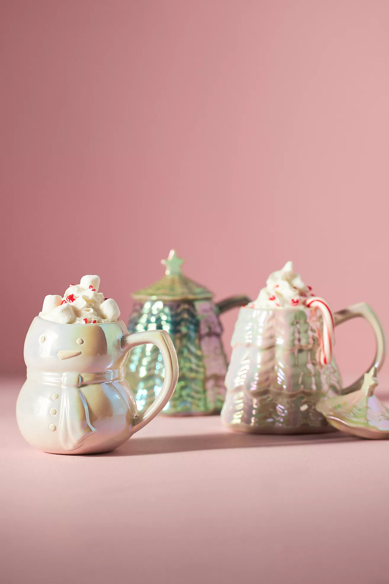Merry Tree Lidded Mug | Anthropologie (US)