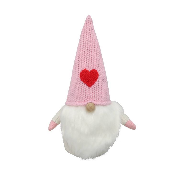 10" Fabric Valentine's Day Gnome Figurine Heart Hat - Spritz™ | Target