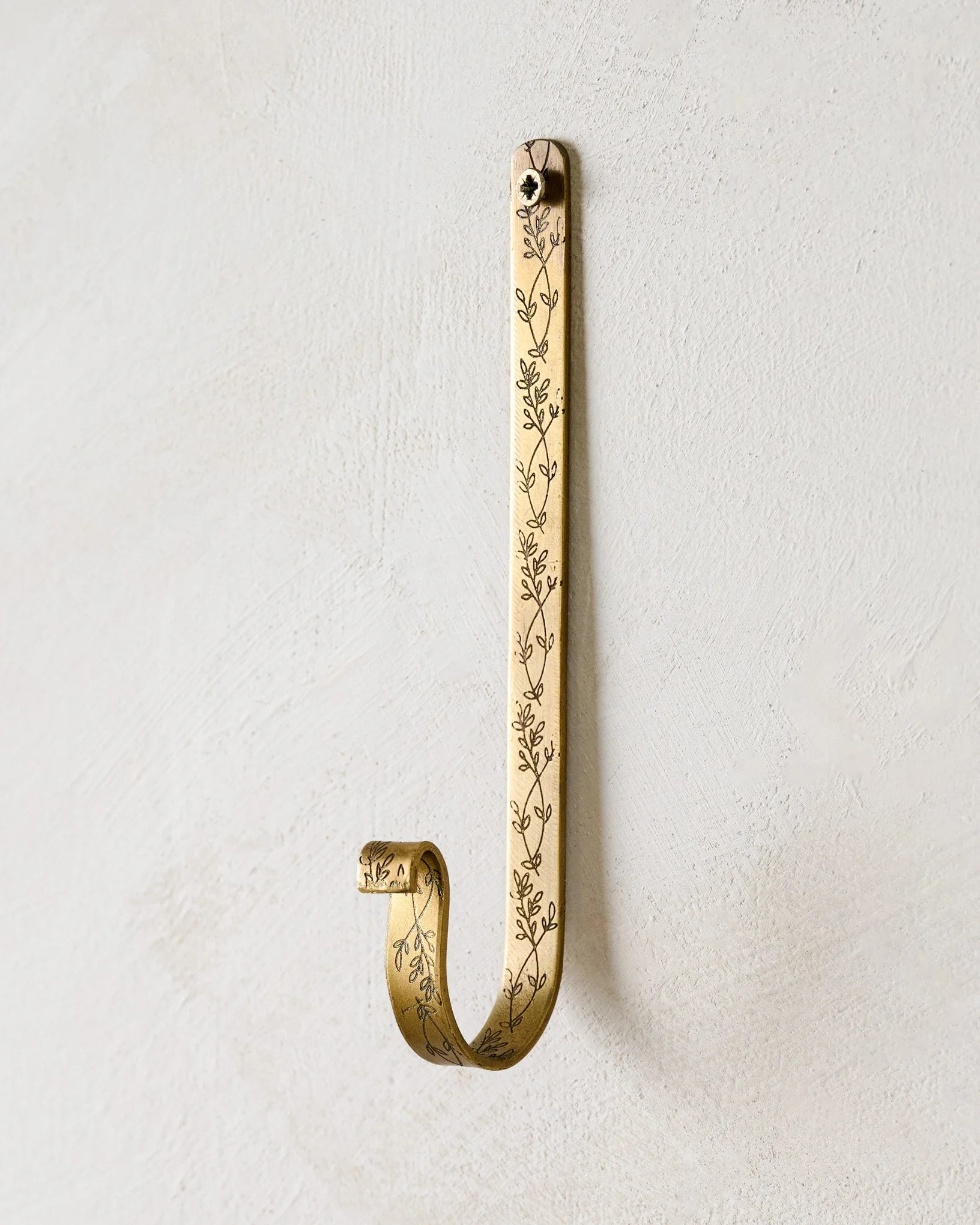 Celine Etched Brass Hook | Magnolia
