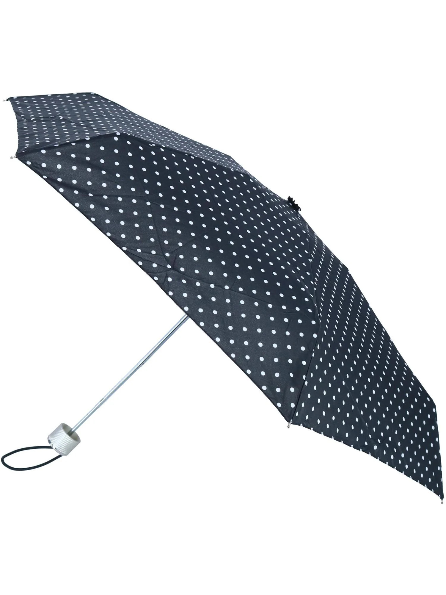 Totes  Micro Compact Manual Open Polka Dot Umbrella (Women) | Walmart (US)