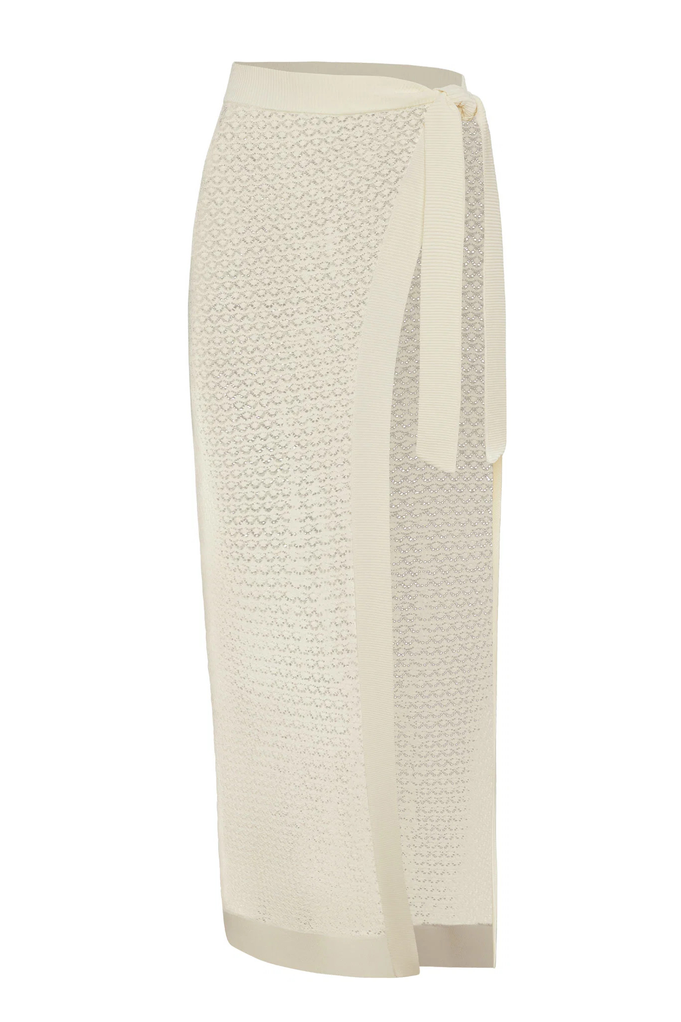 Sao Paulo Sarong - Ivory Lace Crochet | Monday Swimwear