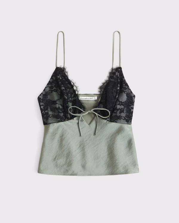 The A&F Bella Tie-Front Cami | Abercrombie & Fitch (US)