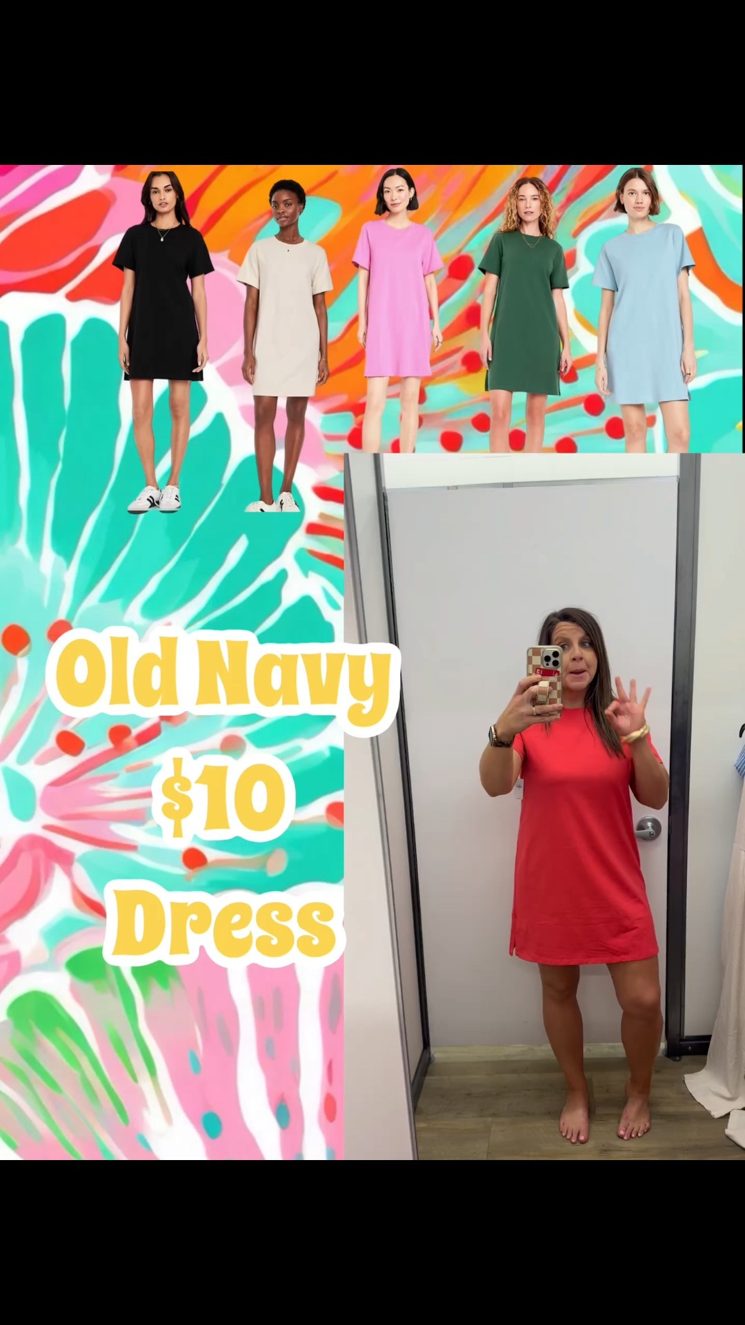 RUN these tshirt dresses from Old Navy are perfect for a casual day or throw over a bathing suit! 

Tshirt dress, comfy dress, short dress, old navy, swimsuit cover up 

#LTKSwim #LTKTravel #LTKSeasonal
