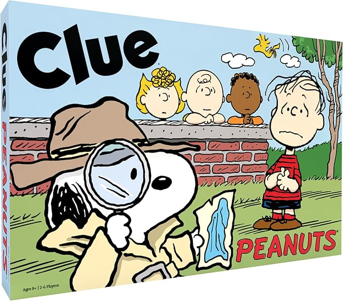 CLUE: Peanuts Board Game, Solve The Mystery of Linus's Missing Blanket with Charlie Brown, Snoopy... | Amazon (US)