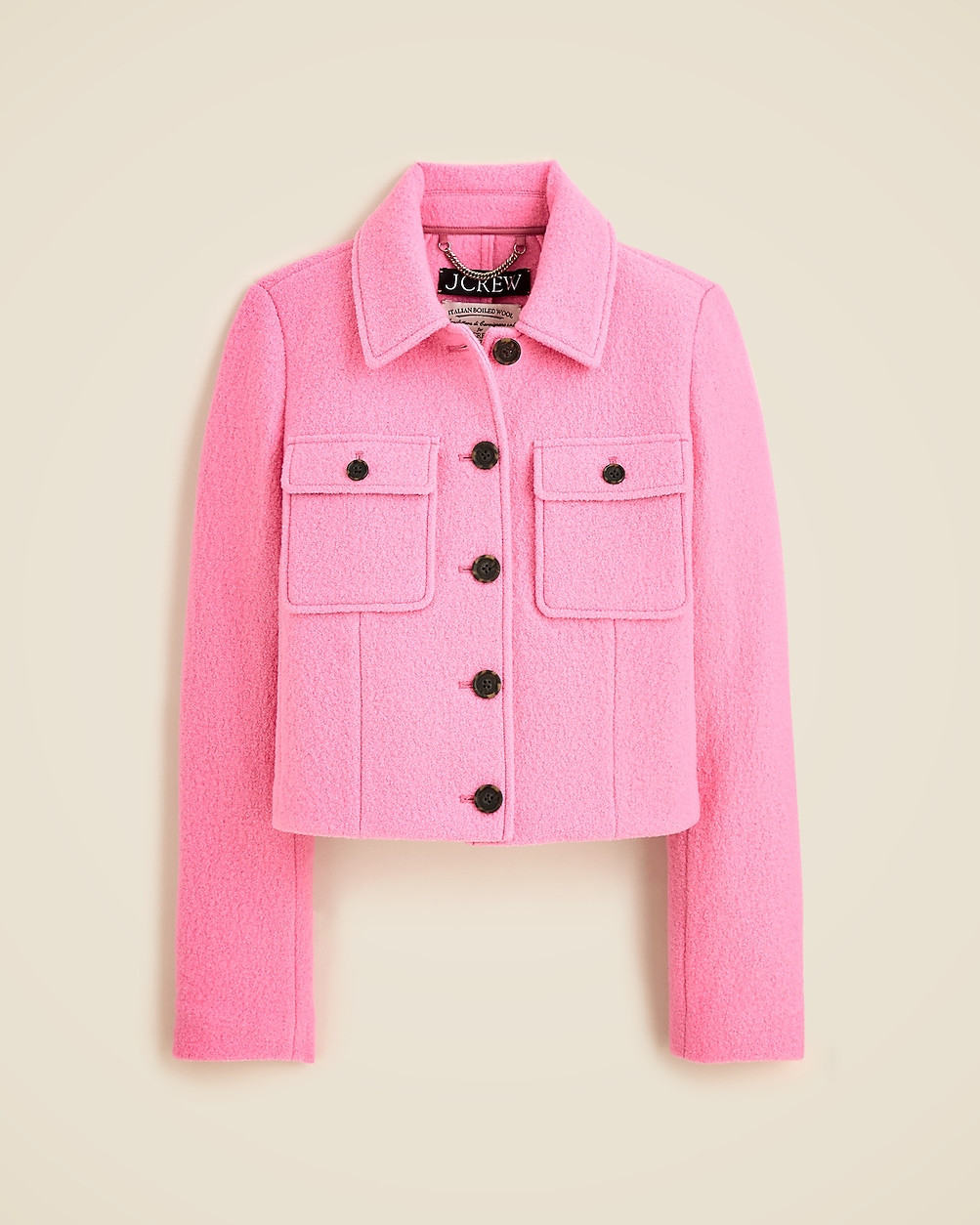 Lady jacket in Italian boiled wool | J. Crew US