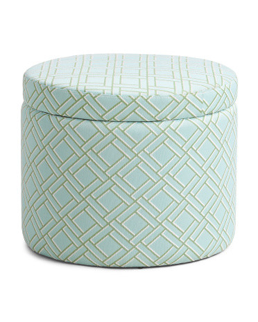 22in Outdoor Storage Ottoman | TJ Maxx