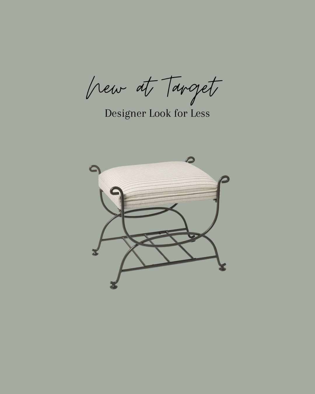 Such a pretty ottoman/stool! McGee and Co look alike for less! 

#LTKHome