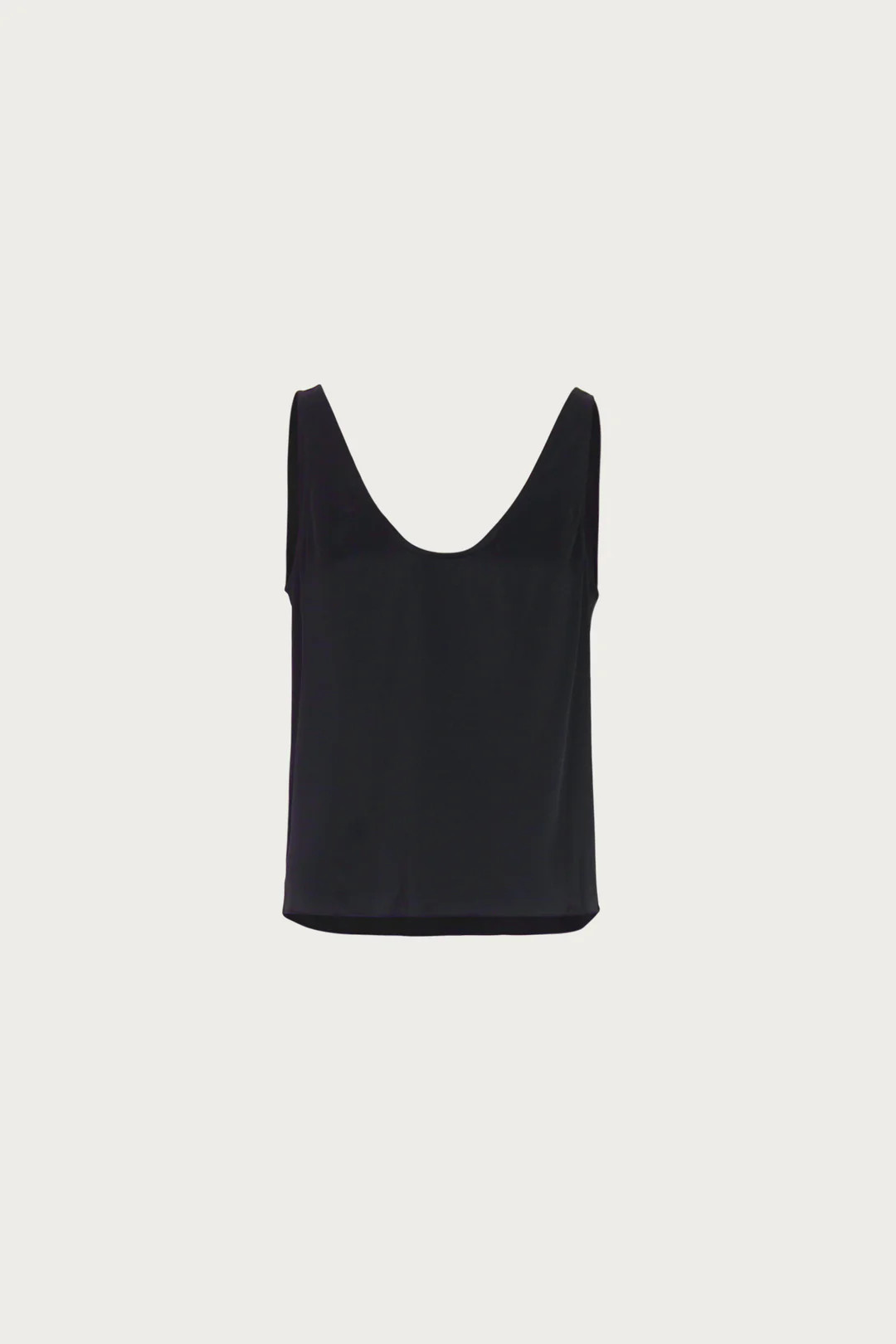 Silk Top (Black) | SAME
