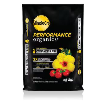 Miracle-Gro Performance Organics 25-Quart Organic Potting Soil Mix | Lowe's