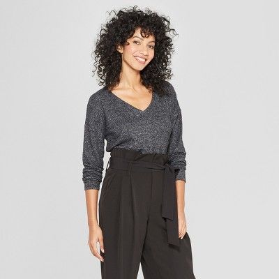 Women's Long Sleeve Cozy Knit Top- A New Day™ | Target