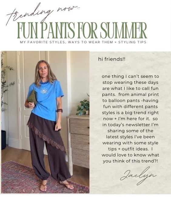 All about summer pants

#LTKootd #LTKgrwm #LTKSeasonal