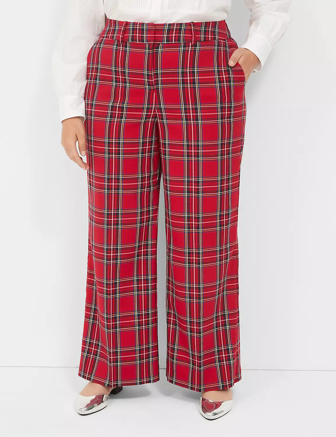 High-Rise Perfect Drape Wide Leg Pant | LaneBryant | Lane Bryant (US)