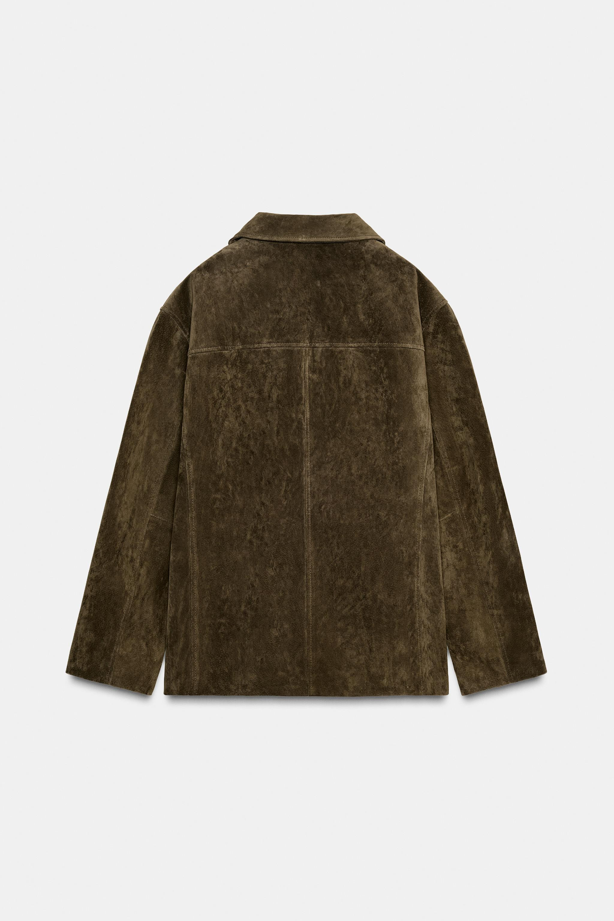 100% SUEDE LEATHER JACKET ZW COLLECTION LIMITED EDITION | Zara UK