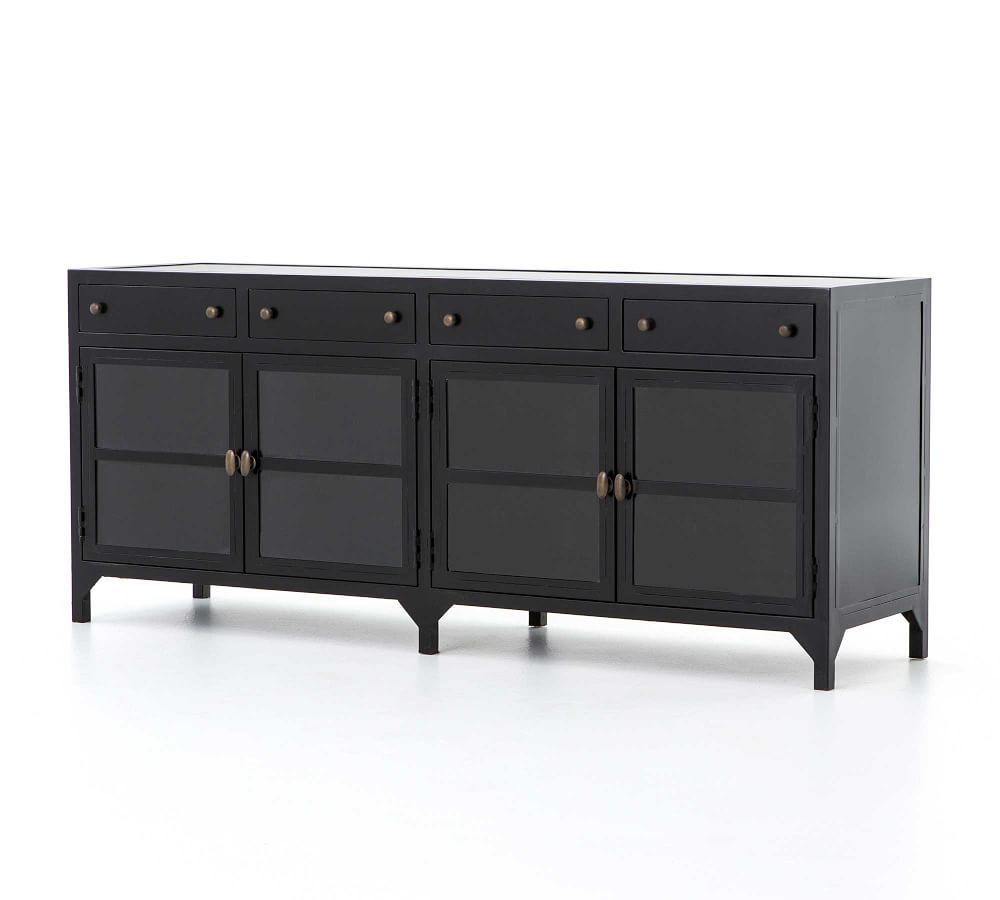 Harmon Metal Media Console | Pottery Barn (US)