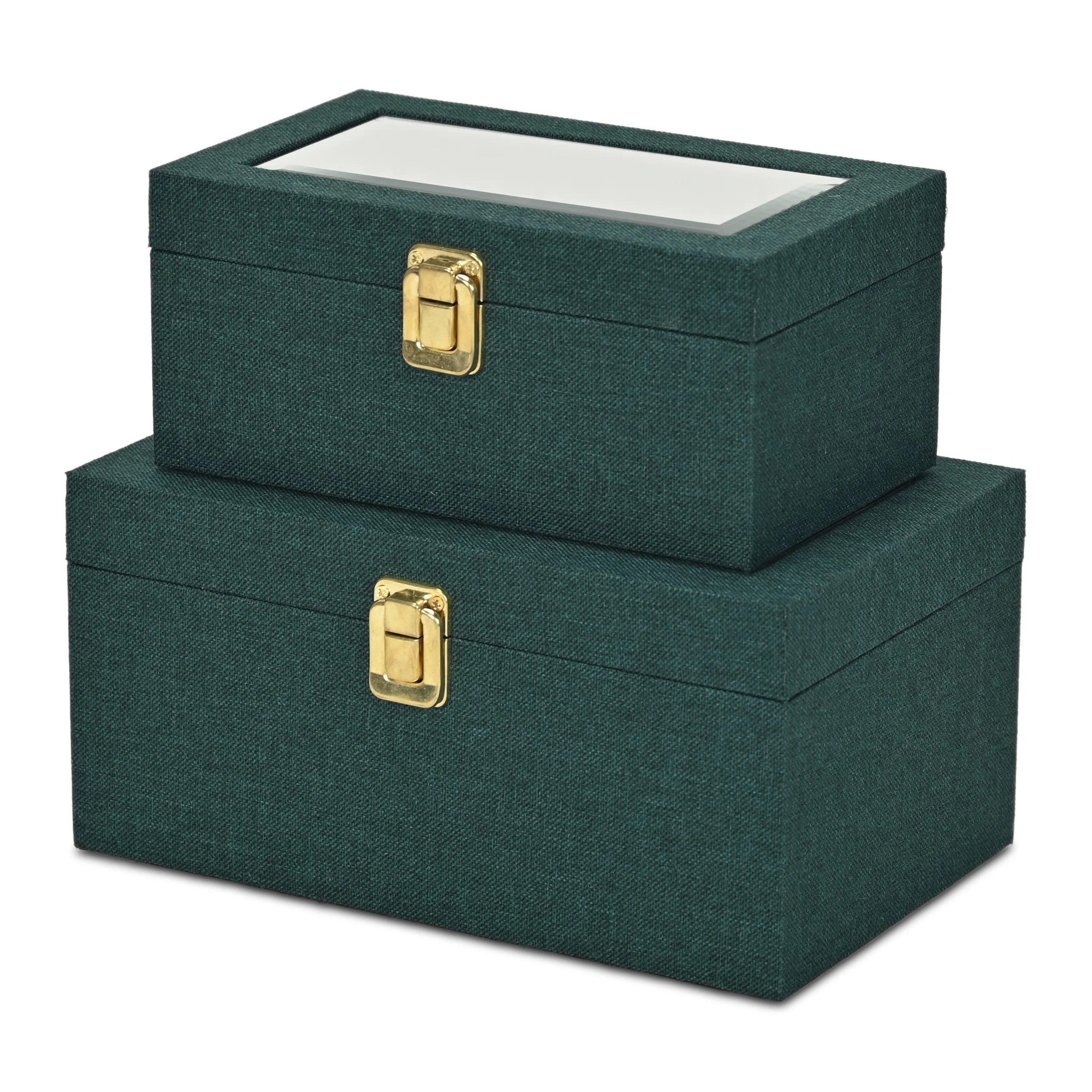 Aiyanna 2 Piece Fabric Decorative Box Set | Wayfair North America
