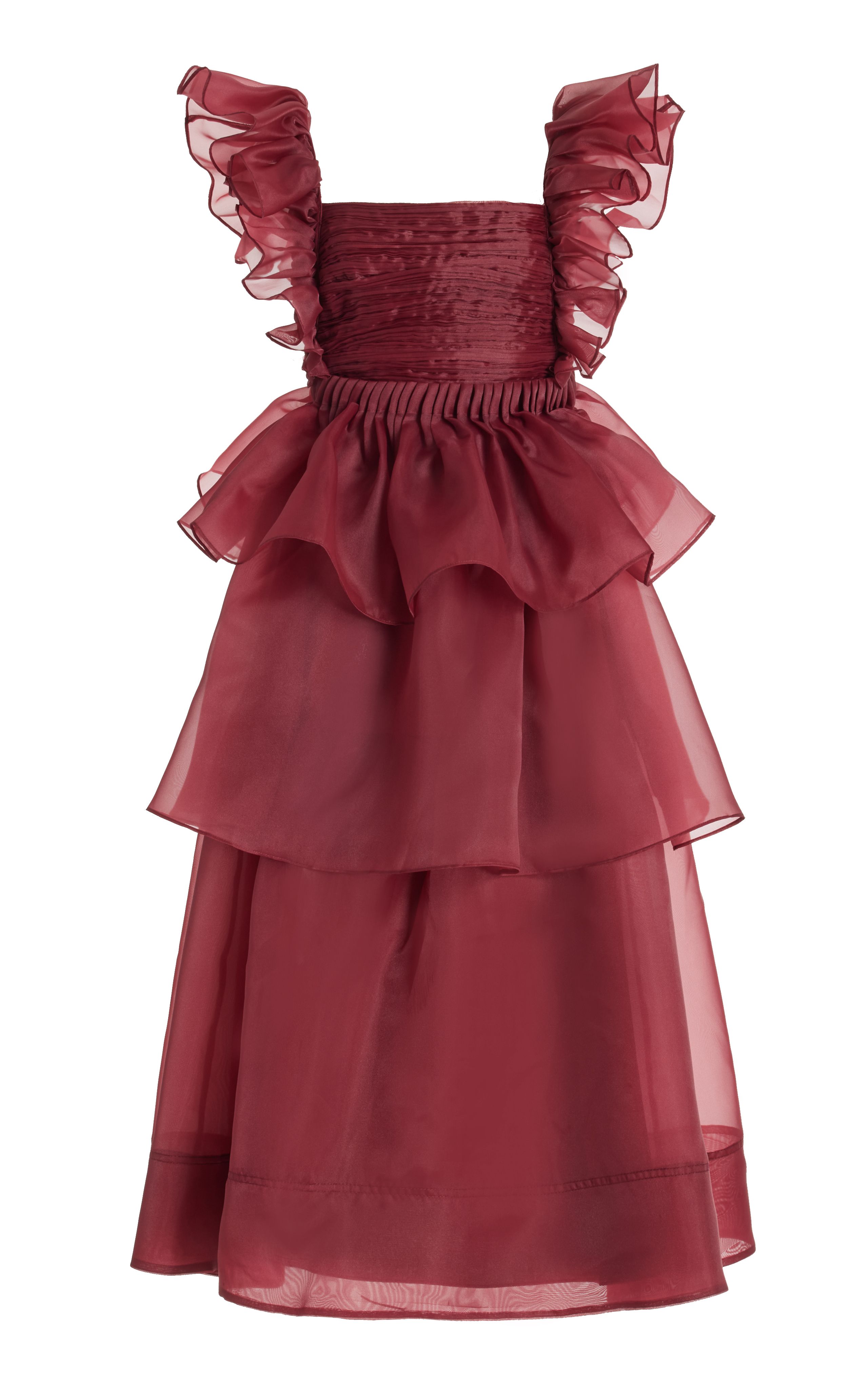 Asra Tiered Midi Dress | Moda Operandi (Global)