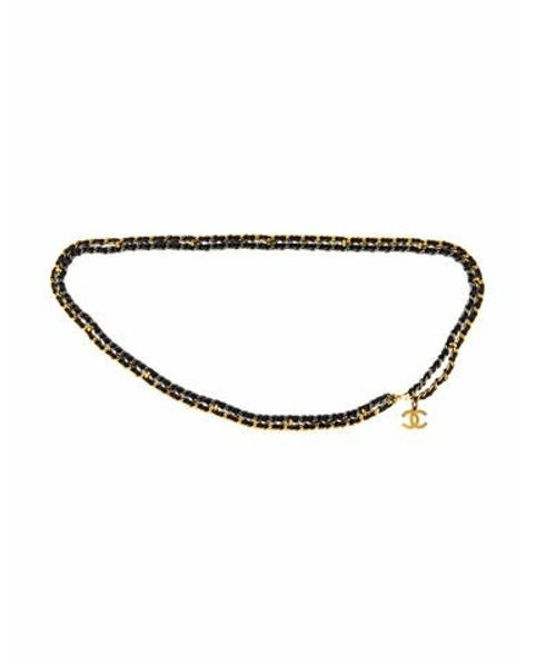 Chanel Vintage Chain Belt Silver | The RealReal