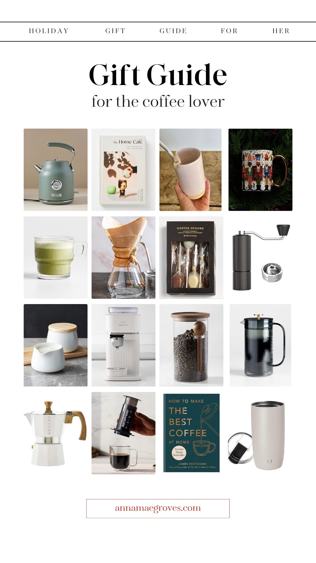 Gift guide for the coffee lover! Some of my favorite things for making the best coffee + more things I found for you! Happy holiday shopping ✨🎁🎊

#LTKHoliday #LTKGiftGuide #LTKmorningroutine