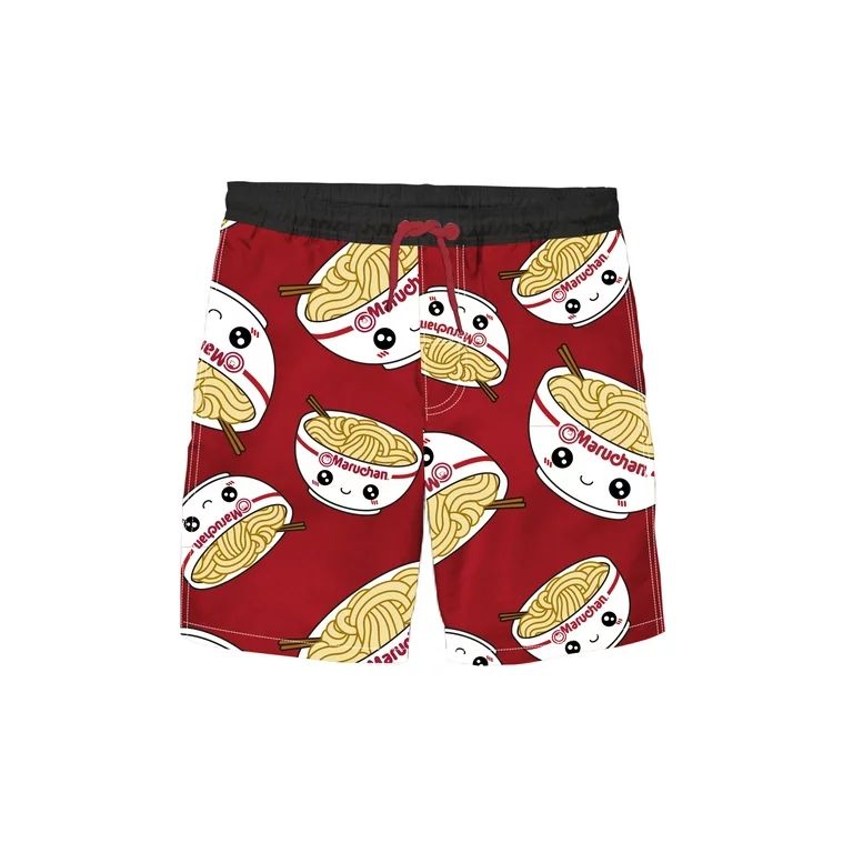 Maruchan Ramen Life Boys Graphic Swim Shorts, Size 6-16 (Litte Boys & Big Boys) | Walmart (US)