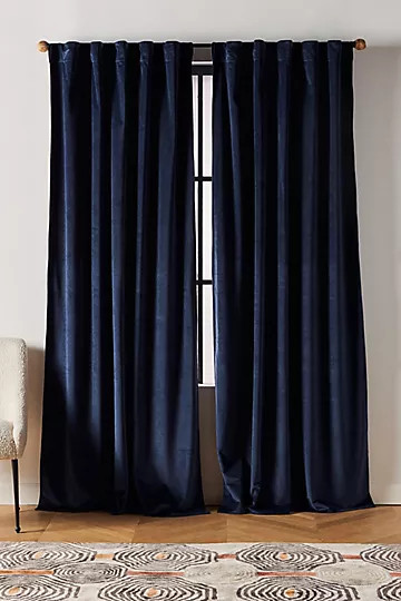 Velvet Louise Curtain | Anthropologie (US)