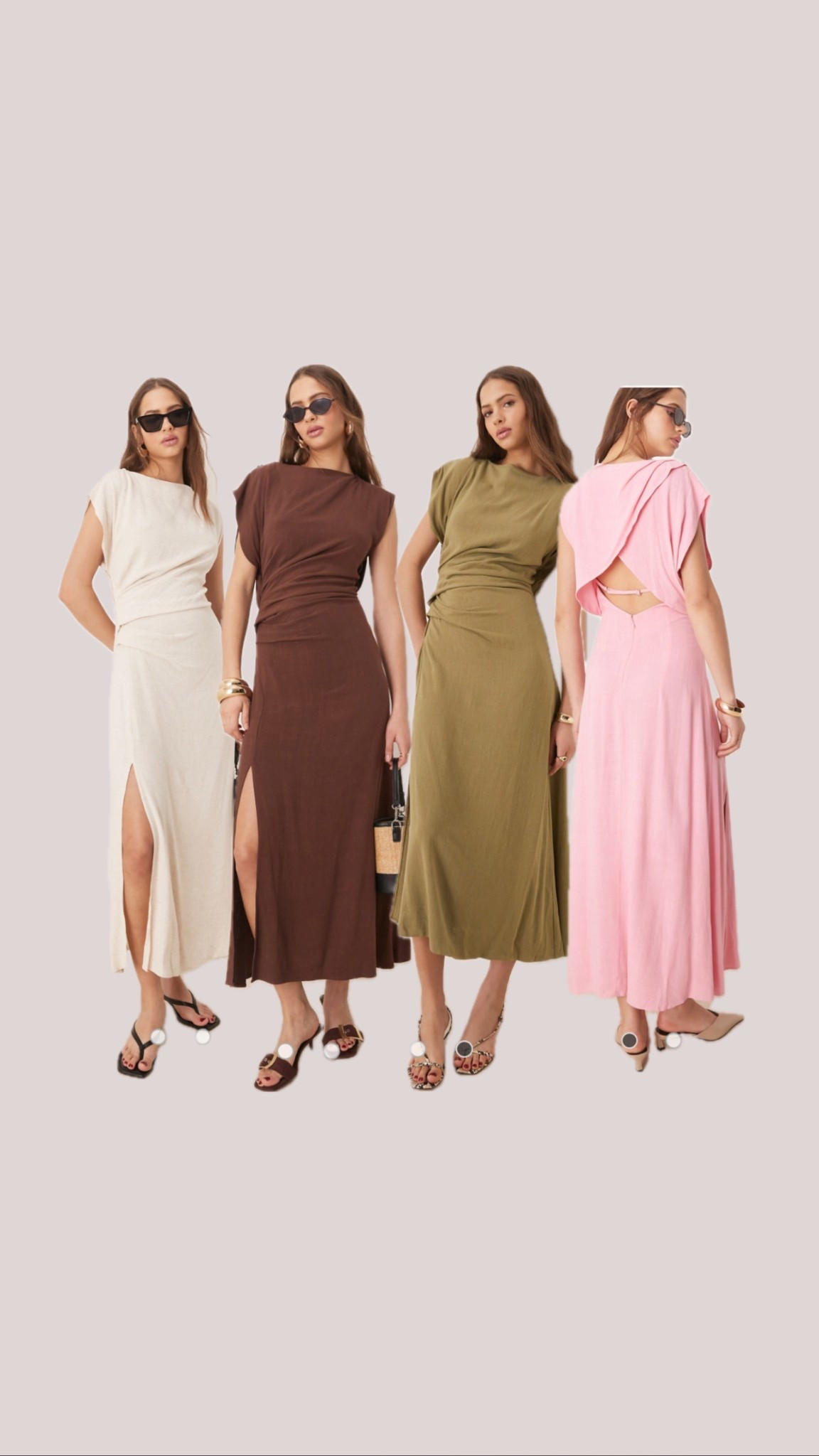 Asos open back linen midi dress, would be a lovely holiday summer dress or the pink for a wedding guest dress 

#LTKwedding #LTKuk #LTKsummer