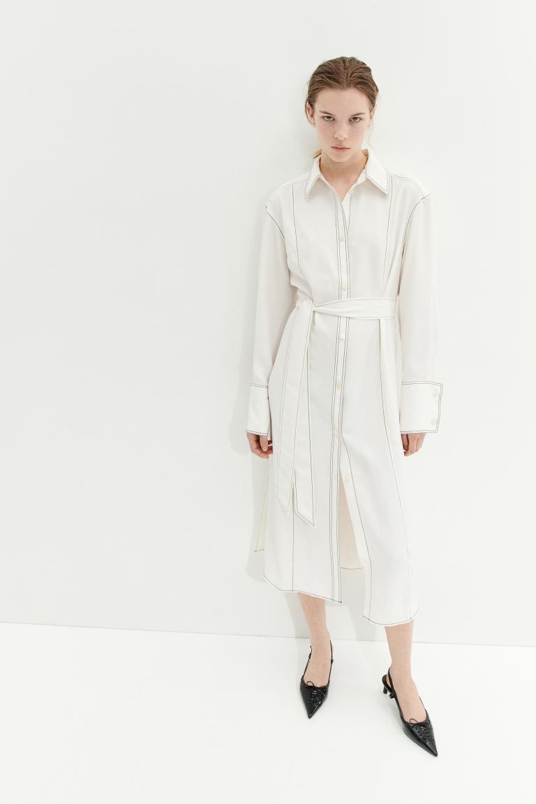 Tie-belt shirt dress | H&M (UK, MY, IN, SG, PH, TW, HK)