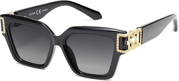 SOJOS Trendy Square Sunglasses for Women UV400 Designer Luxury Shades Lentes De Sol Para Mujer SJ... | Amazon (US)
