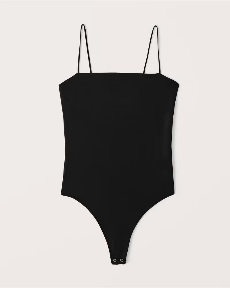 Seamless Satin Cami Bodysuit | Abercrombie & Fitch (US)