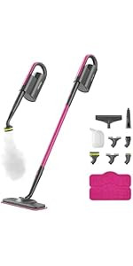 Schenley Steam Mop Cleaner with Detachable Handheld Steamer for Cleaning Hardwood, Laminate Floor... | Amazon (US)