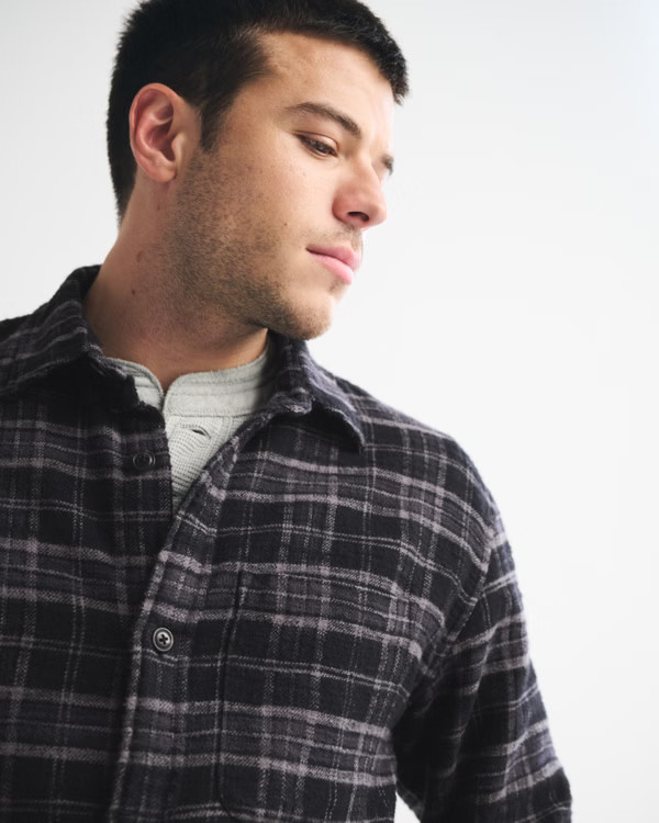 Slub Flannel | Abercrombie & Fitch (US)