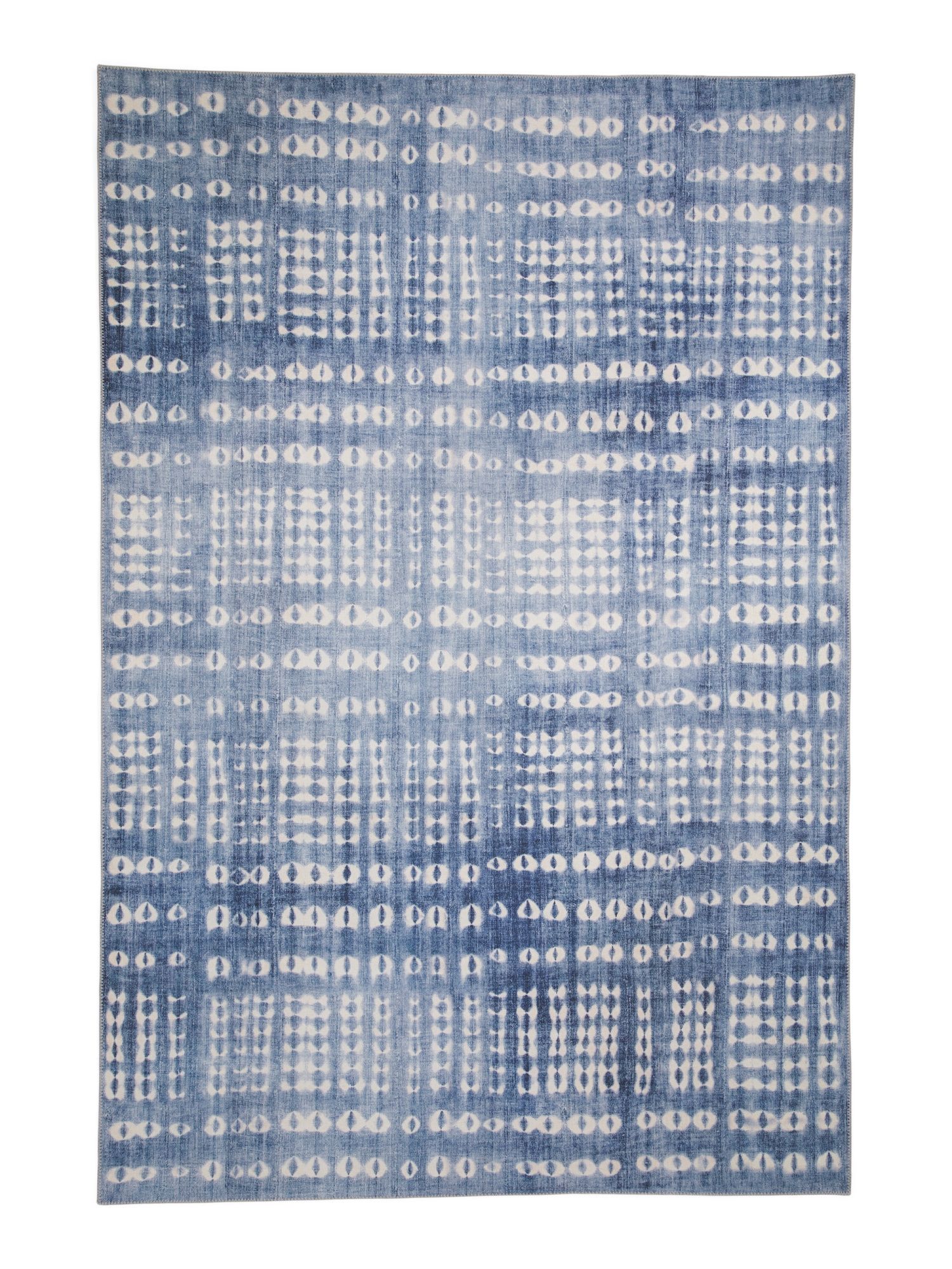 Printed Shibori Flat Weave Area Rug | TJ Maxx