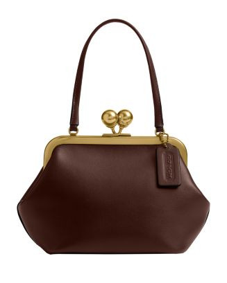 Small Leather Kisslock Frame Bag | Bloomingdale's (US)