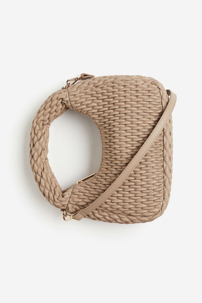 Quilted crossbody bag - Beige - Ladies | H&M GB | H&M (UK, MY, IN, SG, PH, TW, HK)