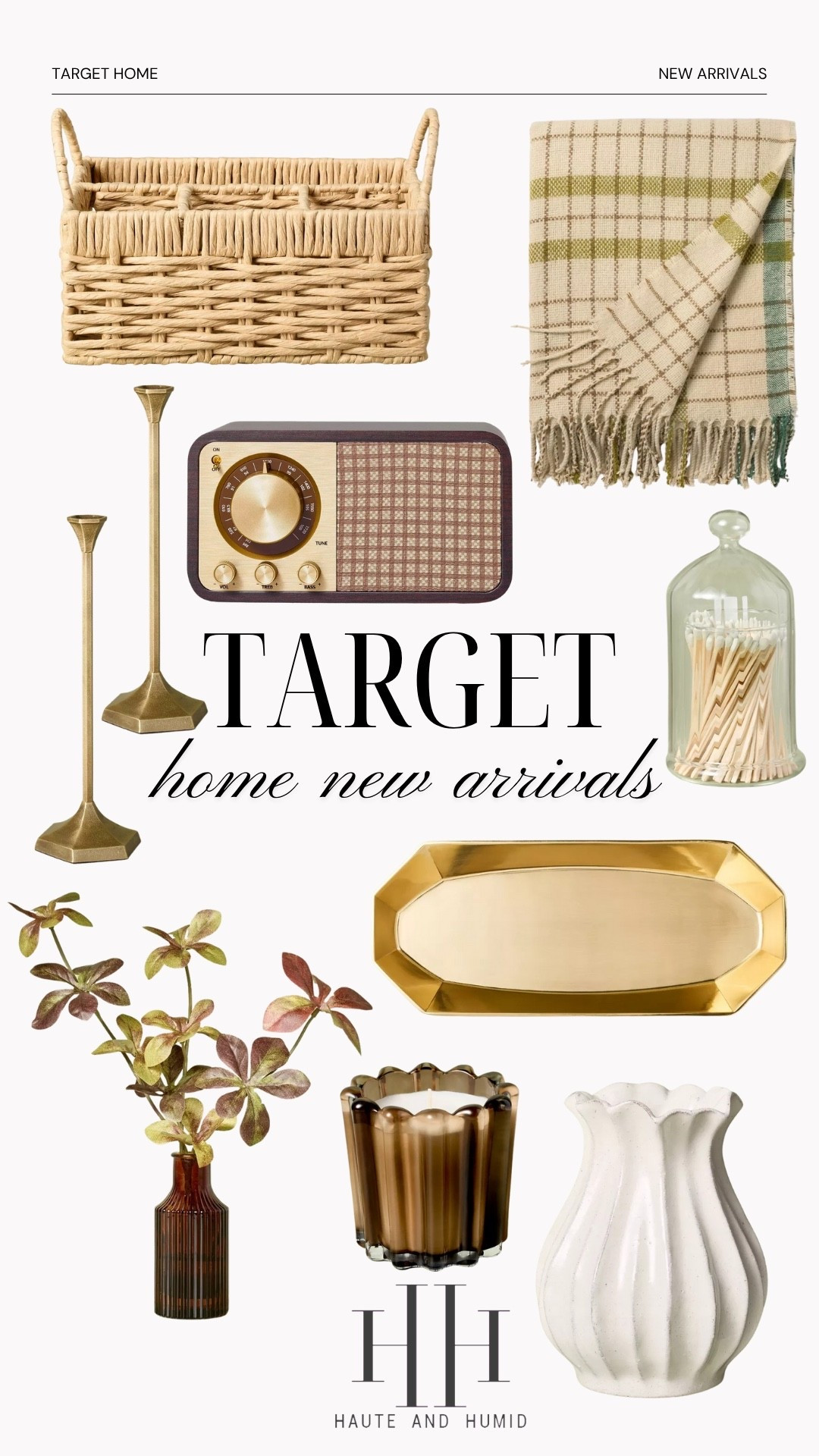I am loving all the Target new home arrivals for fall! The gold candlestick holders are perfect shelf decor! I also love the glass matchbox holder to set beside all my candles at home!

#LTKFindsUnder100 #LTKHome #LTKSeasonal