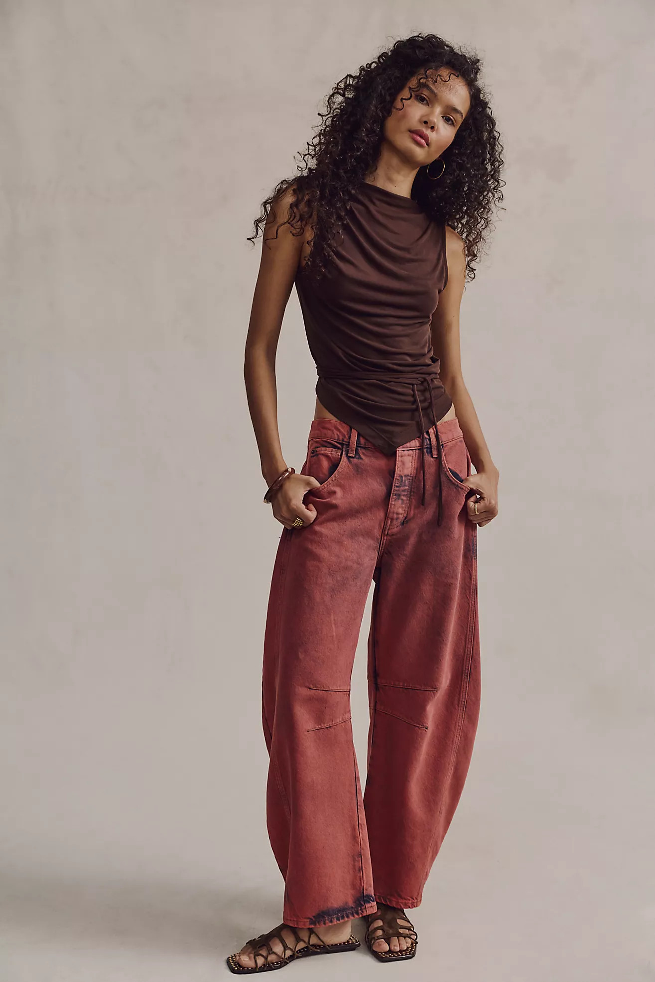 We The Free Good Luck Mid-Rise Barrel Jeans | Free People (Global - UK&FR Excluded)