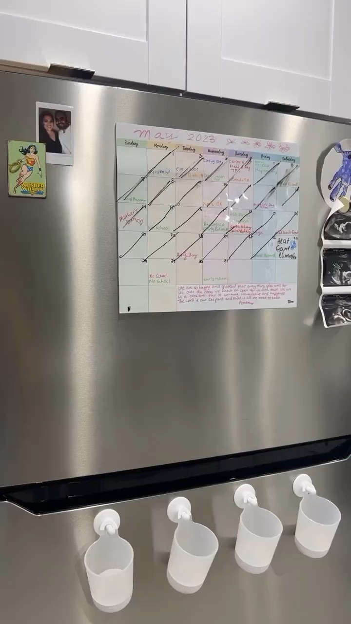 We’re a BIG FAMILY! That’s no secret 😂 

🗓️I can’t live without this color coded calendar! It helps us stay organized, last month I slacked on setting it up before the month started and we missed events 😓 I have us all assigned a color and it helps to visualize where we could have conflicts.

There’s only so much this Mama can hold in her 🧠 

I also take a moment to write a special intention and prayer  for the month ahead. 

#LTKSeasonal #LTKhome #LTKfamily