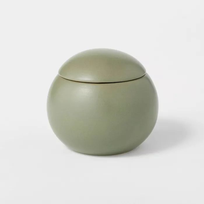 12.5oz Ceramic Sphere Jar Bergamot and Peppercorn Candle - Threshold&#8482; designed with Studio ... | Target