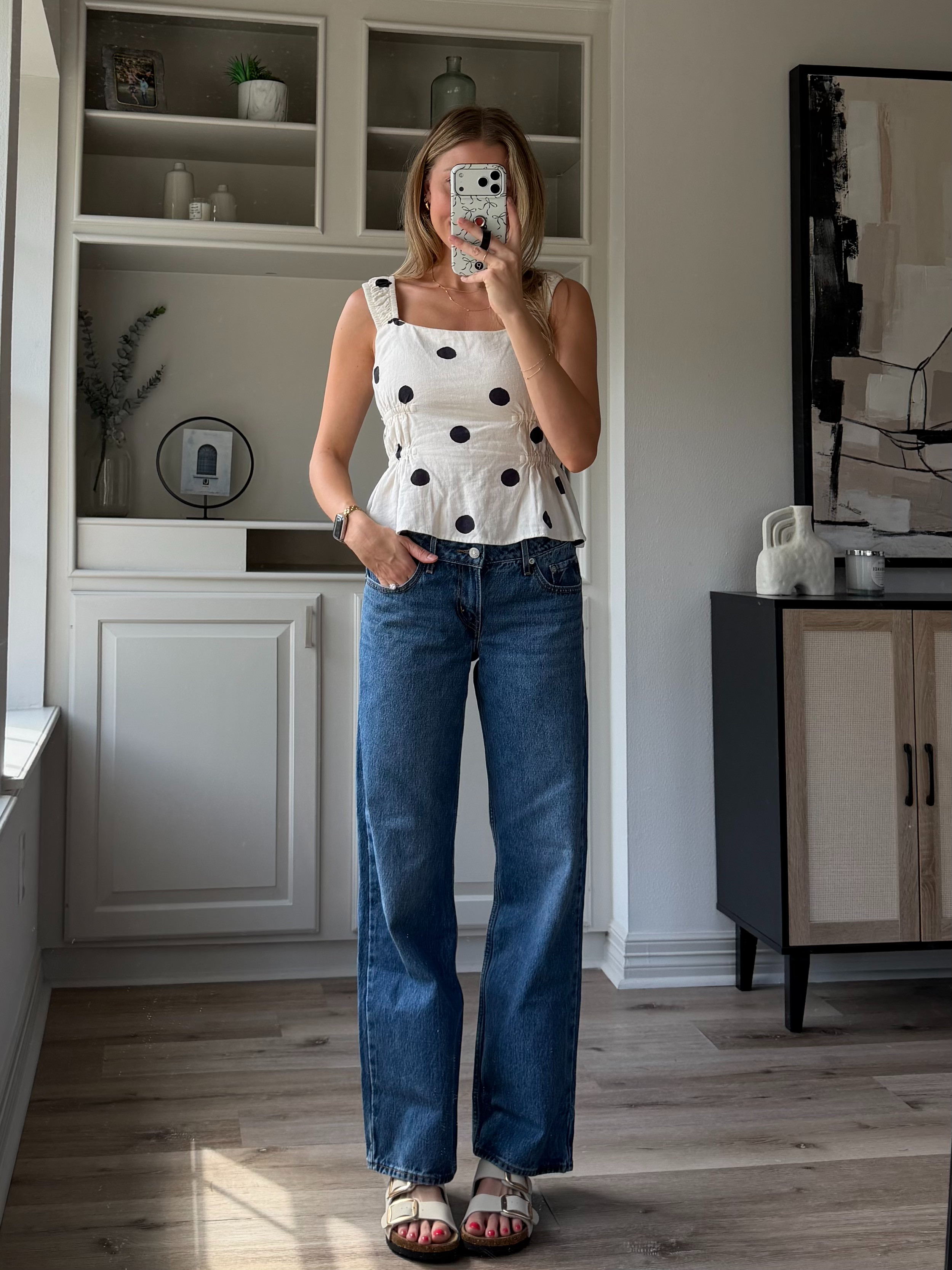 Obsessed with polka dot right now, and loving this cutie tank from Target! 

 